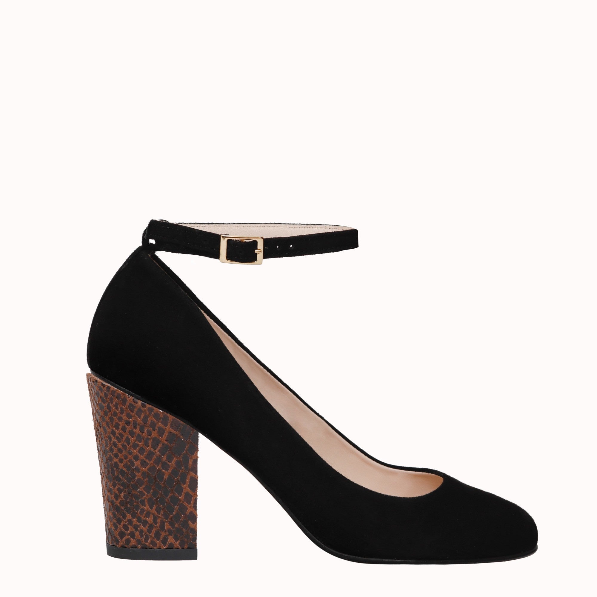 Buy CORSICA Women Black Solid Heels - Heels for Women 7488851 | Myntra